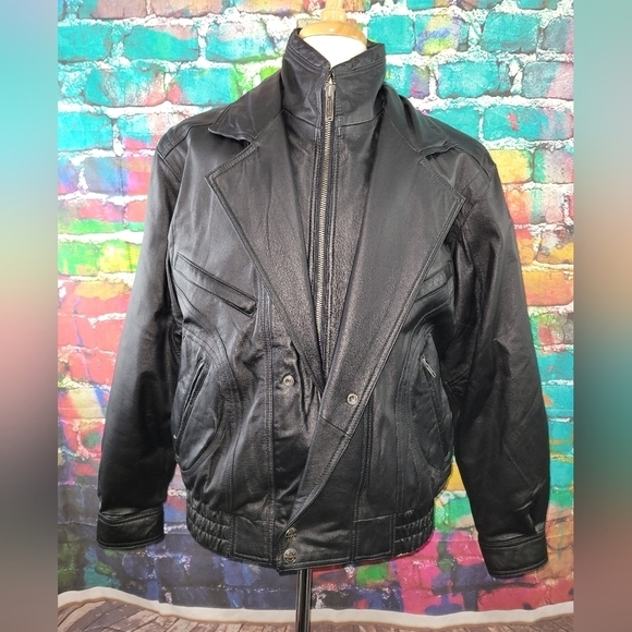 Wilsons Leather Other - 𝅺wilsons The Leather Experts Black Leather Jacket Size Medium